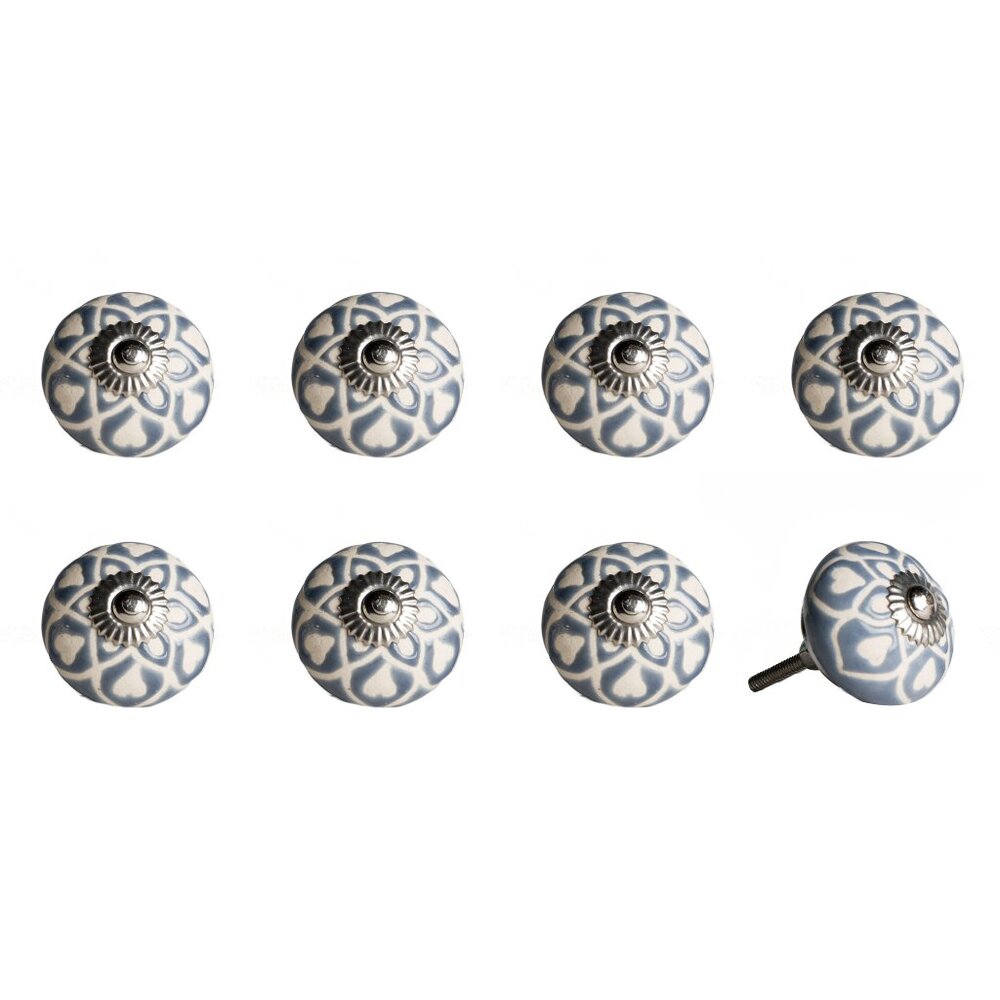 Knob-It Home Decor Classic Cabinet & Drawer Knobs | 8-Piece | Ki1217